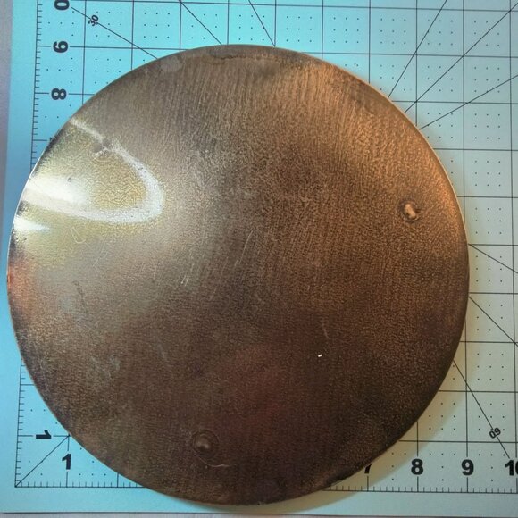 Gold Tone Metal Cake Display Stand 9 inch - Picture 3 of 5